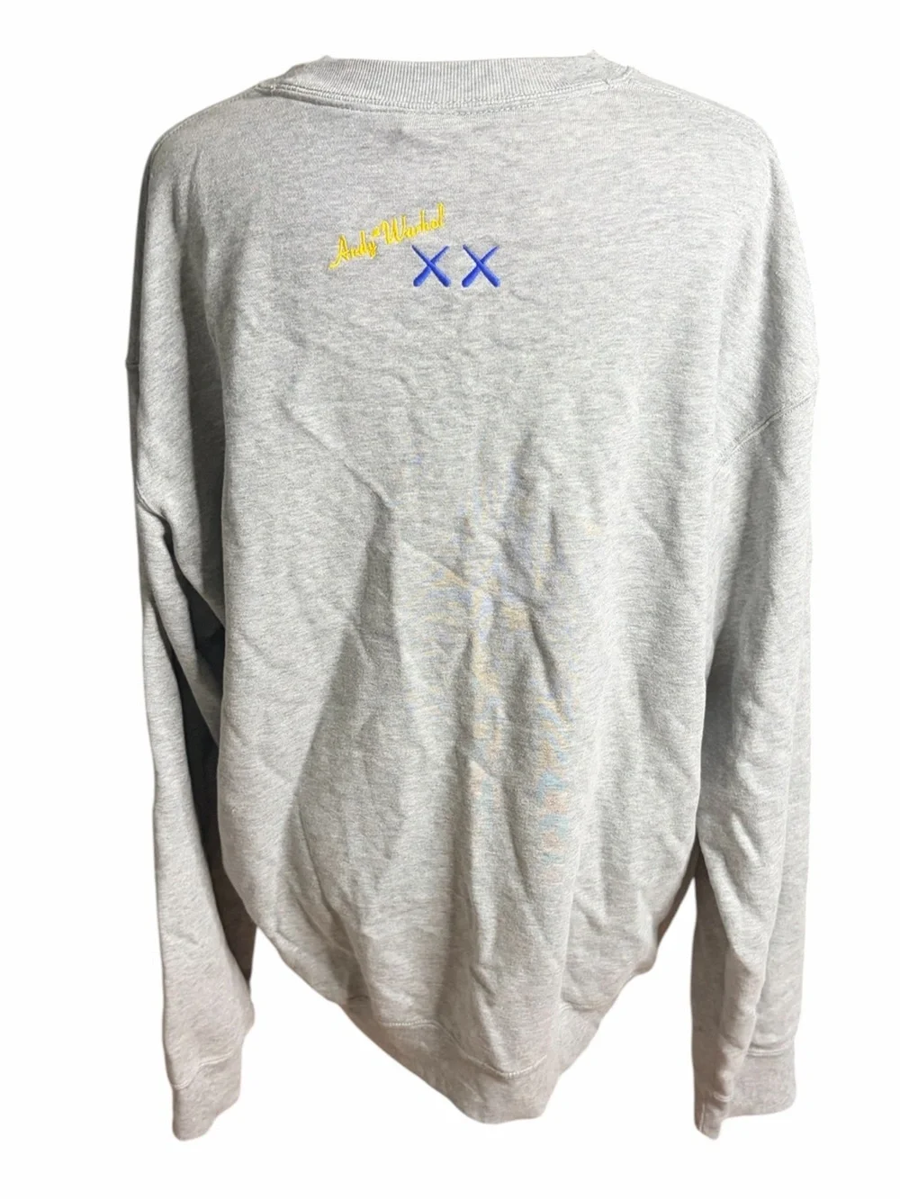 KAWS x WARHOL Uniqlo Grey Unisex Sweatshirt